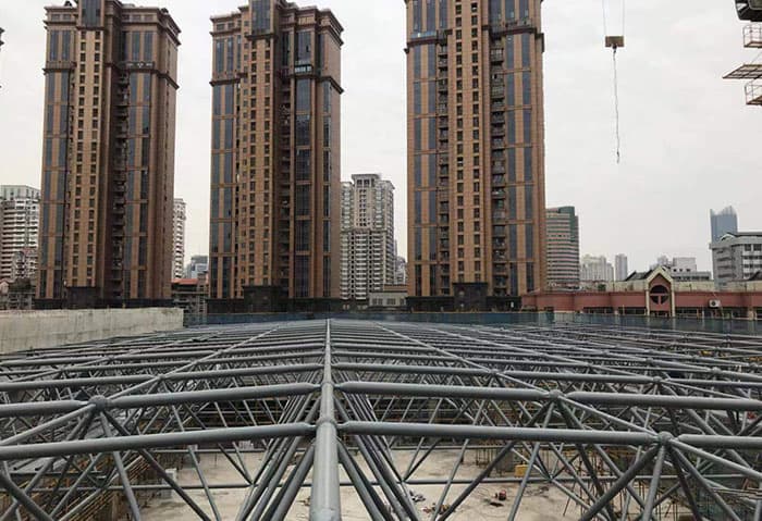 淮北螺栓球网架结构