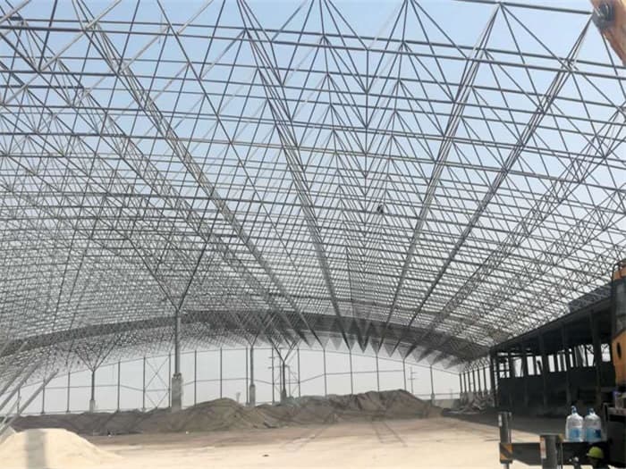 淮北钢厂料仓网架工程