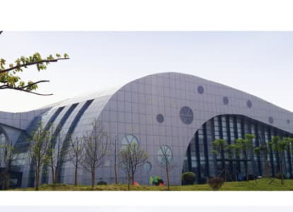 淮北会议中心外景网架工程